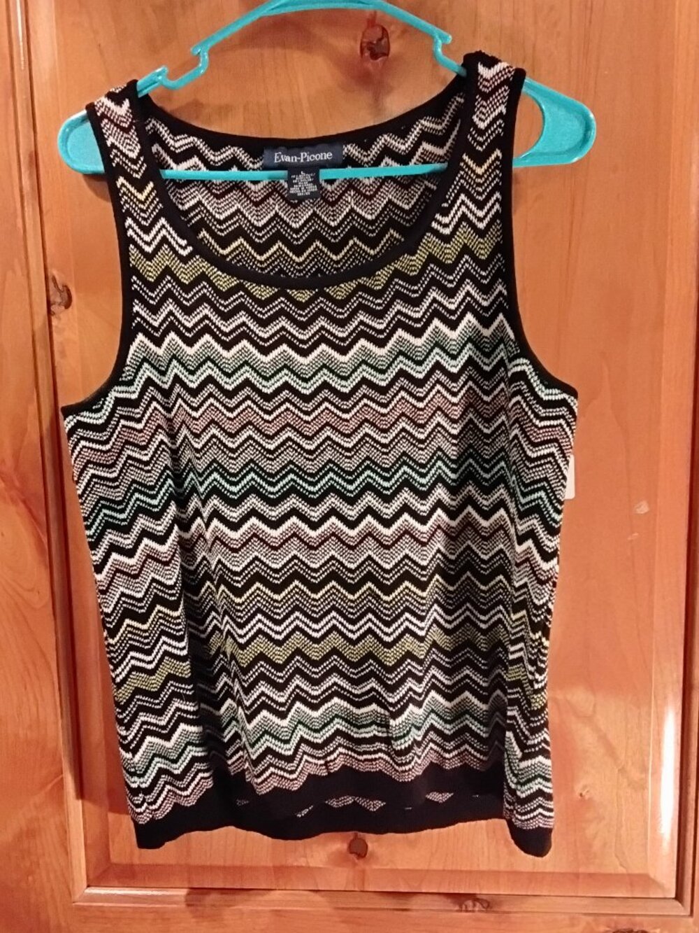 Evan Picone Vintage Women's Sweater Tank Size L #410